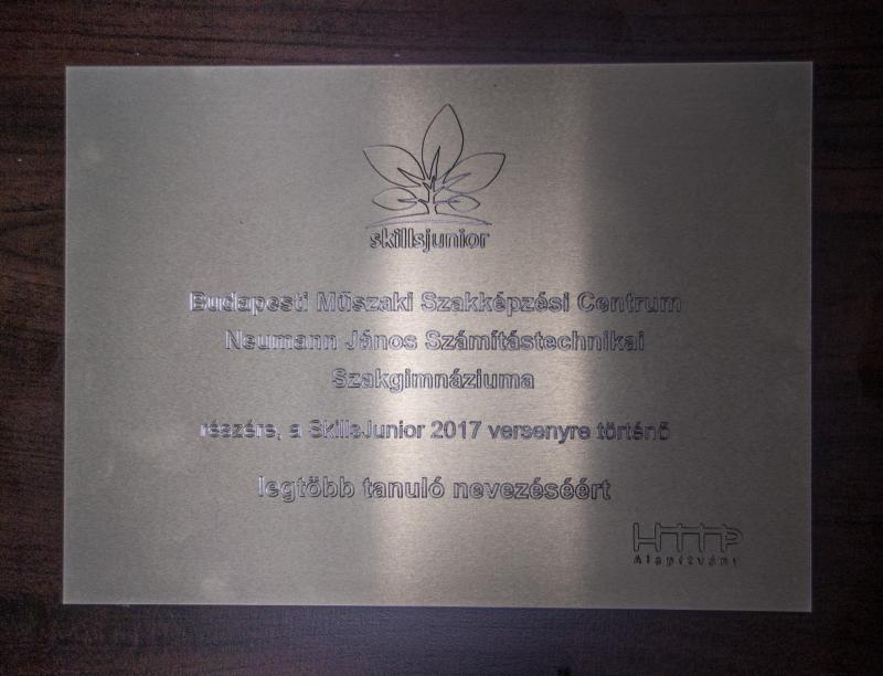 Sikeres Skills Junior verseny