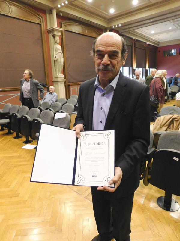 Jubileumi díjat kapott Alföldi István
