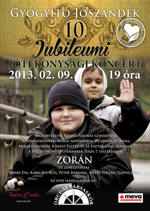 A Gyógyító Jószándék Alapítvány jótékonysági koncertje