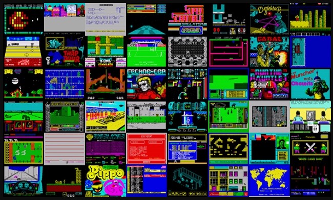 Spectrum játékok. forrás: Den of Geek