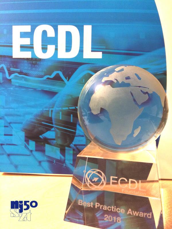 ECDL Best Practice Award 2018 NJSZT50
