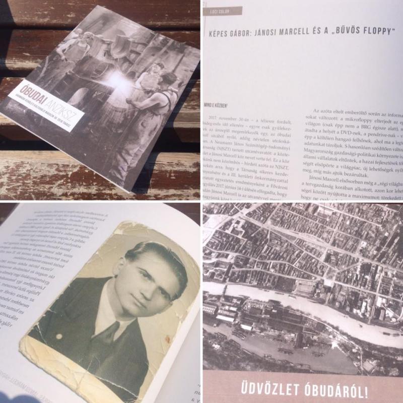 Jánosi Marcellről az Óbudai Anziksz folyóiratban