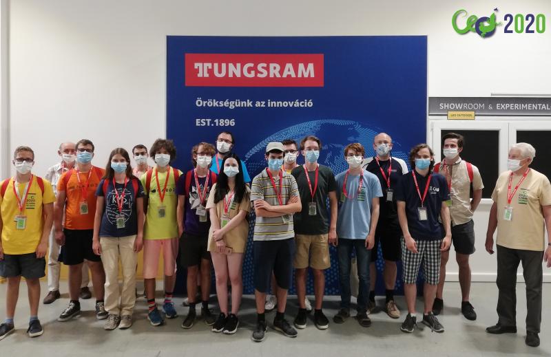 Látogatás a Tungsram gyárában.