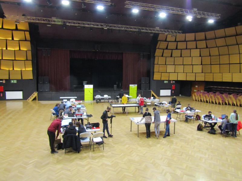 Látkép a robotversenyen