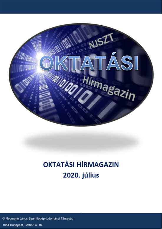 NJSZT Hírmagazin, oktatási különszám - 2020. július
