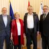 A Shechtman házaspár és Beck György Heisler Andrással