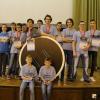 Robotszumó verseny résztvevői az NJSZT támogatásával szervezett versenyen