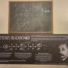 Einstein táblaképe az oxfordi Tudománytörténeti Múzeumban