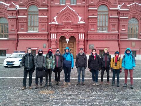 Magyar csapat az orosz télben: Busa Máté, Vári-Kakas Andor, Nagy Nándor, Tóth Balázs, Martinák Zalán, Nikházy László, Molnár Bálint, Fuisz Gábor, Kiss Gergely, Csertán András