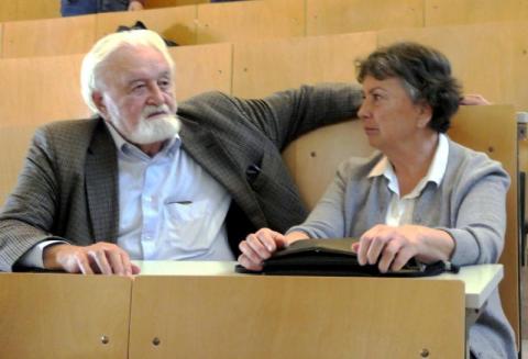 Dömölki Bálint és az ötletgazda, Kovács Györgyné Emőke