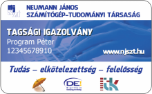 NJSZT tagsági igazolvány