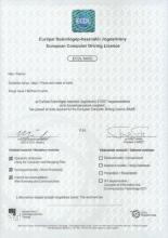 ECDL START Bizonyítvány 2006-2013