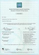 ECDL START Bizonyítvány 2013-2020
