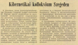 Orvos-biológiai Szakosztályunk a kezdetek kezdetén…