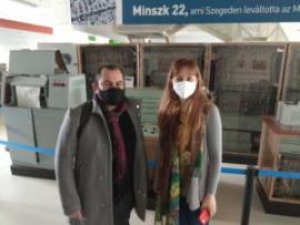 Kónya Orsolya kollégánk chilei látogatóval