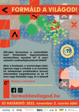 Formáld a világod! Szabadfogású Számítógép Verseny