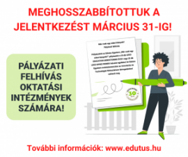 Az Edutus Egyetem pályázata