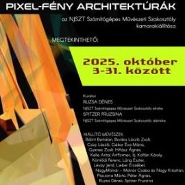 Még pár napig: Pixel-fény Architektúrák kiállítás a Báthori utcában!