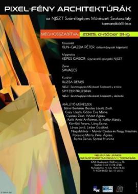 Október végéig: Pixel-fény Architektúrák kiállítás!