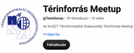 Visszanézhetők a 14. Térinforrás Meetup előadásai