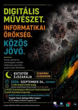 Művészet, technológia és mesterséges intelligencia a Kutatók Éjszakáján