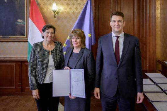 Berta Ildikó Szakképzésért díjat kapott