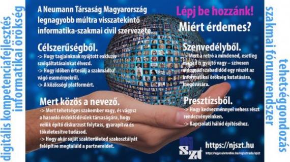 Lépj be a Neumann Társaságba!